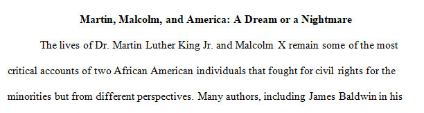 How did the reading Martin, Malcolm, and America affect your intellectually or emotionally