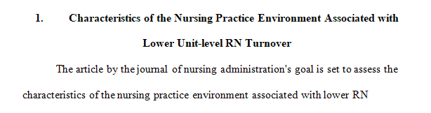 Submit a summary of six of your articles on the discussion board.