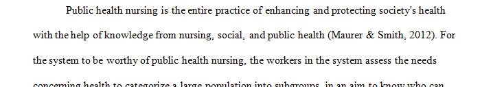 Understand the basics of public and community health. 