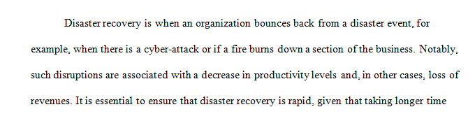 What is Important for a Technical Recovery Plan and Crisis Management Plan