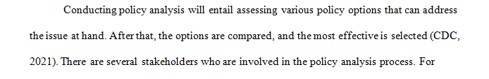 What is the difference between conducting policy analysis and communicating the results of that analysis