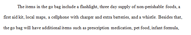 A brief explanation of the demographic considerations and potential disaster hazards in your area