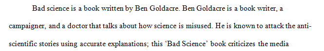 Bad Pharma gives an entertaining talk about bad science.