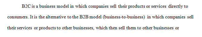 Choose a business-to-consumer (B2C) or business-to-business (B2B) company that uses target marketing.