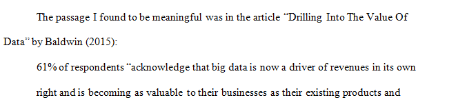 Find a passage from one of the articles that you find to be particularly meaningful or insightful.