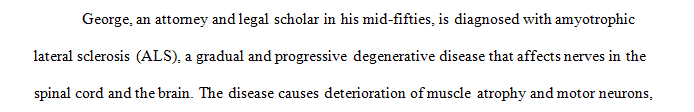 How would George interpret his suffering in light of the Christian narrative, with an emphasis on the fallenness of the world