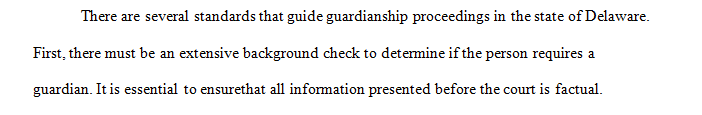 Identify the legal standards for the two types of proceedings