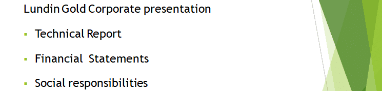 Identify three strengths of the presentation
