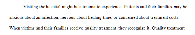 Justify the major reasons why you believe these measurements matter to patients in their process of choosing a hospital for emergency or inpatient care.