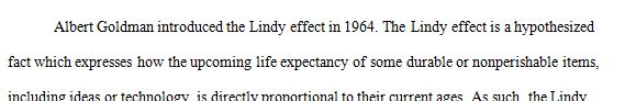 List five resources to deepen your understanding of the Lindy Effect.