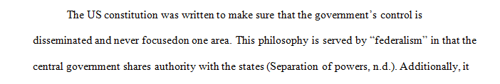 List the three branches of government.