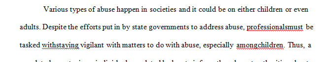 Review your state's mandated reporter statute . 