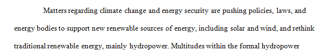 State your opinion as to if hydropower is an overall better resource relative to solar or wind in regards to grid ancillary services.