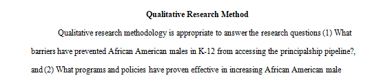 What barriers have prevented African American males in K-12 from accessing the principalship pipeline