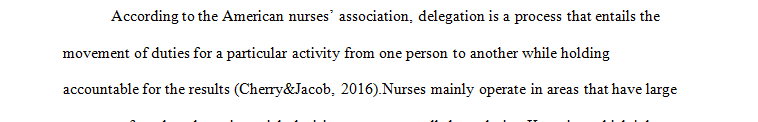 Why is it important that registered nurses delegate effectively