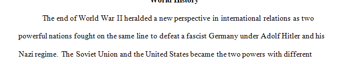 Why were the United States and the Soviet Union suspicious of each other after World War II