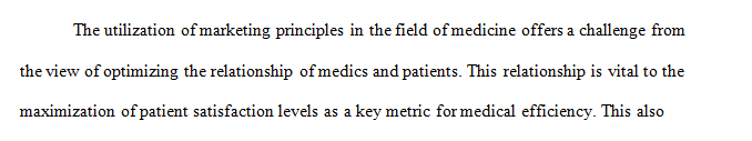 Write a paper on health care marketing topic of their choice.