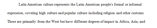 Write about Mexican Latino culture