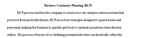 Analyze the impact that business continuity planning has on risk management.