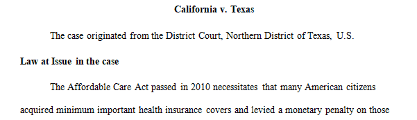 Discuss the effect of this court case on health care delivery or operations.