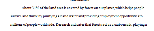 Environmental Impacts of Deforestation