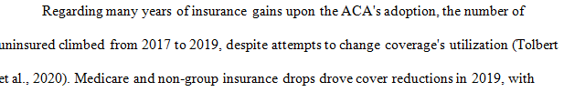 Explain at least three (3) of the most common reasons why all Americans don't have access to health care in the United States even after the ACA.