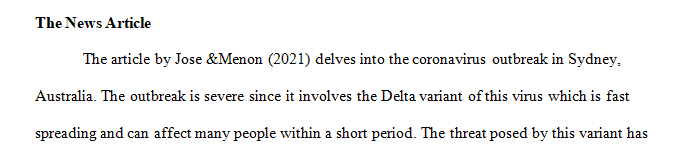 Find a story in the recent popular news that discusses a topic of epidemiologic origins