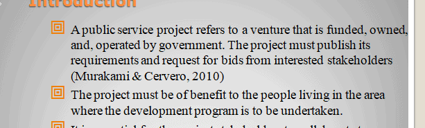 Find a successful public service project that exemplifies effective collaboration with different stakeholders