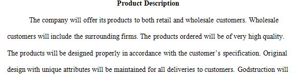 Identify a new product that you would like to market.