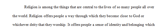 Post an explanation of the connections between privilege and religion.