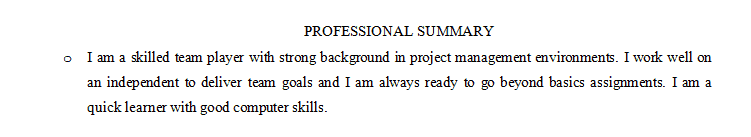 Prepare for a resume as a Clinical researcher/ Associate and Coordinator.