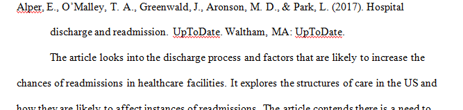 The causes of immediate readmit after hospital discharge