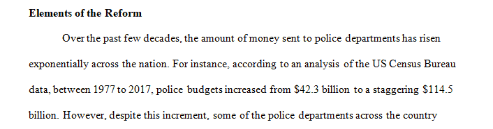 Write a 1050- to 1400-word paper about the need for the budget reform and how it will impact budgets at all levels of government.