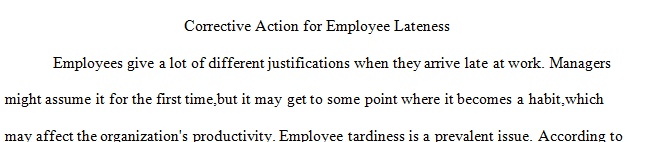 Describe what is involved in corrective action.