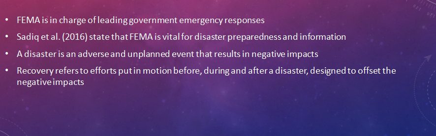 Develop a disaster recovery plan for the Vila Health community that will lessen health disparities and improve access to services after a disaster.