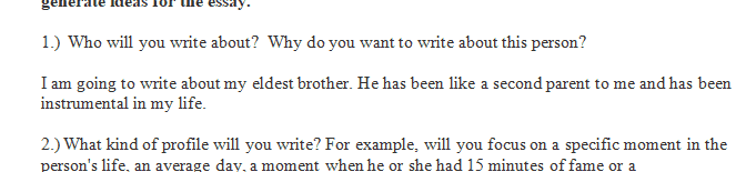 Examine a person whom you personally know such as a patient family member educator co-worker or friend