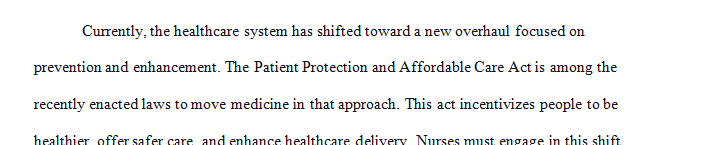 Examine changes introduced to reform or restructure the U.S. health care delivery system