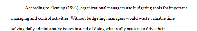 Explain the process for creating an operating budget and its importance.