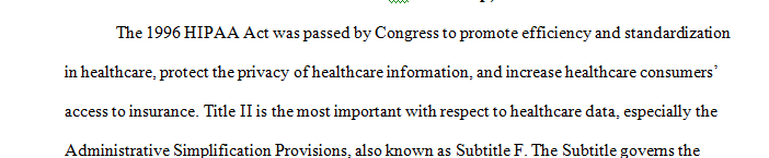 Identify 3 sections you feel are the most important as they pertain to IT environment.