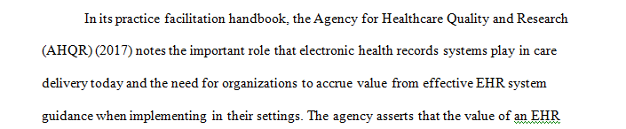 Provide your opinion (positive, negative, or some of both) on the value of EHR system guidance