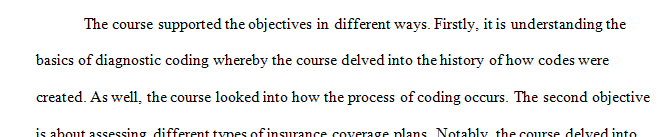 Understand the basics of diagnostic coding.