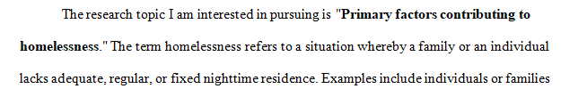 A research topic can come from many different sources.