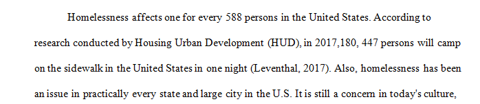 Assume that you are a member of a city-wide task force appointed by your mayor for the purpose of addressing the issue of homeless persons