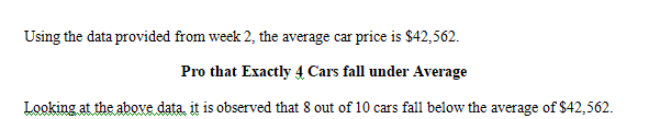 Calculate the average for your data set.