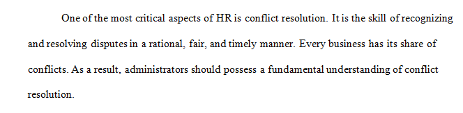 Compare and contrast the traditional and the behavioral/contemporary/human relations view of conflict resolution