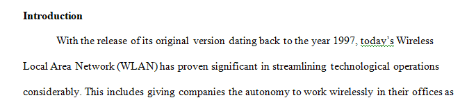 Create a presentation to deliver to the staff of a medical client about WLANs