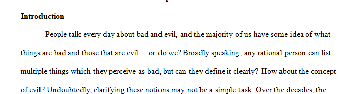 Describe the difference (according to Nietzsche) between bad and evil.