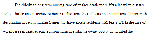 Describe two ways in which the healthcare of the patients