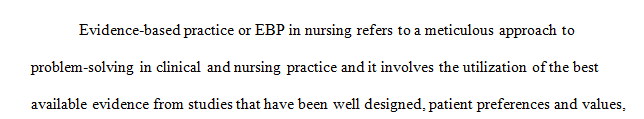 Discuss one way you will be able to evaluate whether your project made a difference in practice