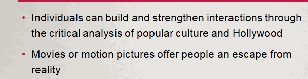 Discuss the interrelationship between culture popular culture history and self